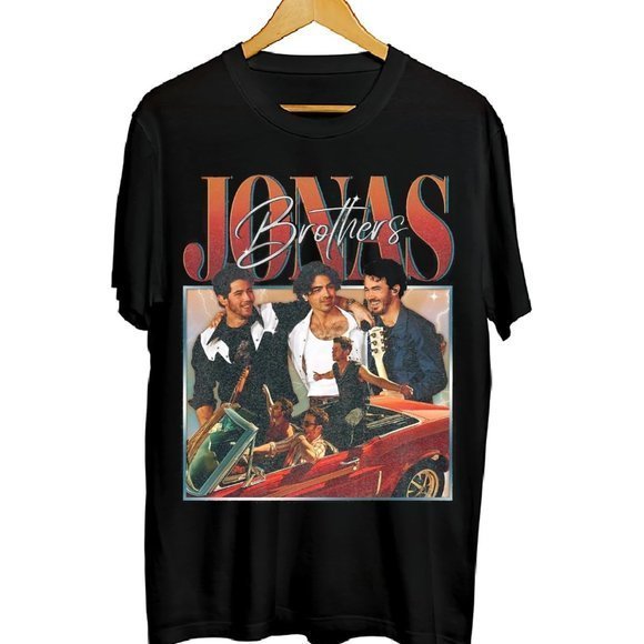 Gildan Other - Jonas Brothers Retro Vintage Style T-Shirt Music Fans Tee Shirt